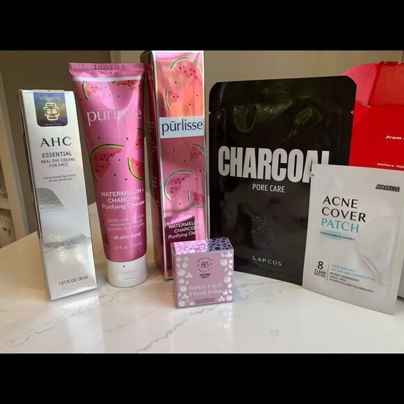 Beauty Set Purlisse Cleanser AHC eye cream NEW